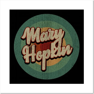Circle Retro Vintage Mary Hopkin Posters and Art